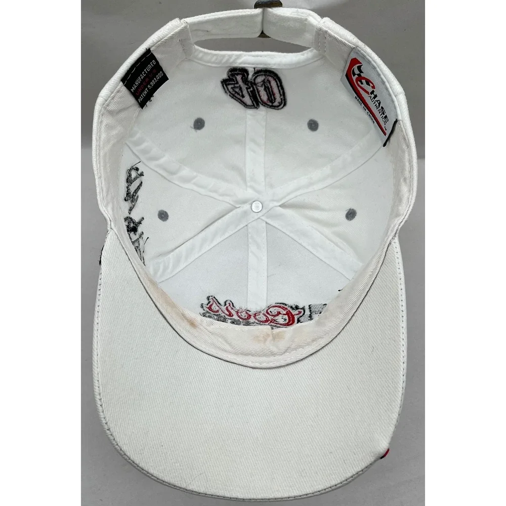 Chase Authentics Sterling Marlin Coors Light Racing Hat White NASCAR #40 Cap